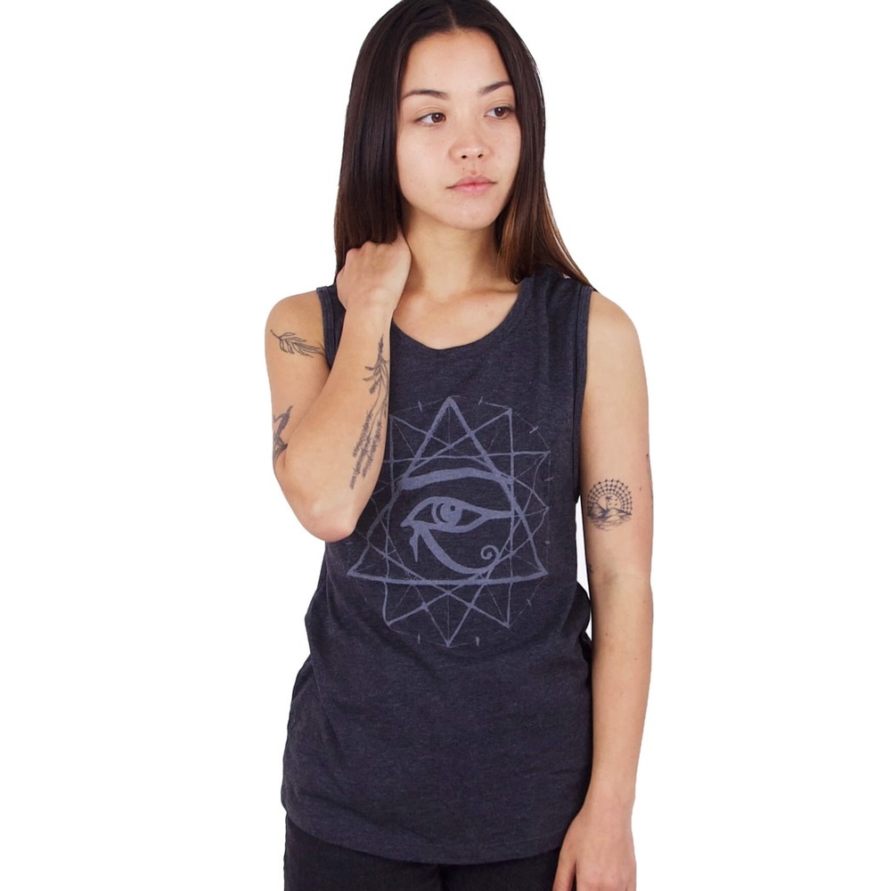NWT Spiritual Star Sacred Geometry Muscle Tank